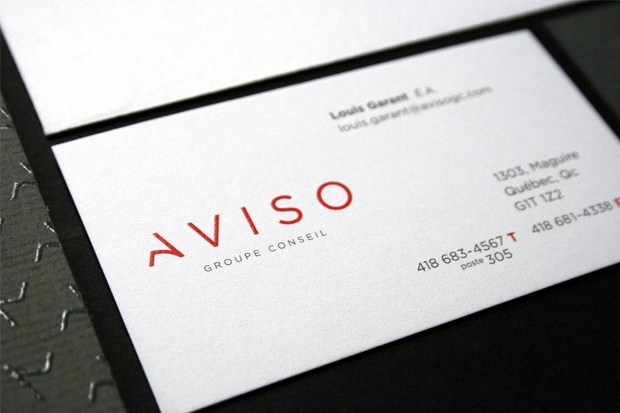 3399 : Aviso groupe conseil - Identité visuelle et imprimé